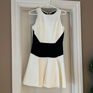 Black and white sleeveless Tibi Dress Size 4